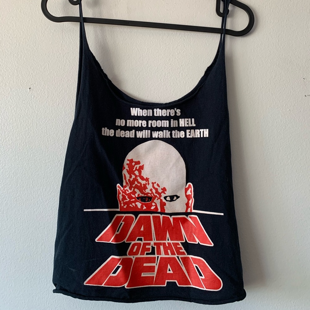 Dawn of the Dead cropped tank top